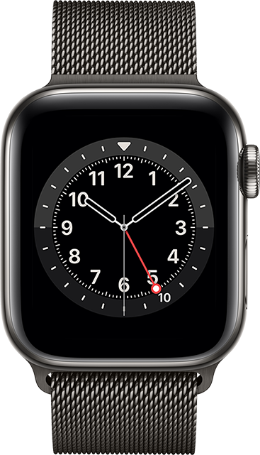 Apple Watch Series 6 40mm 32 GB in Graphite Stainless - Black